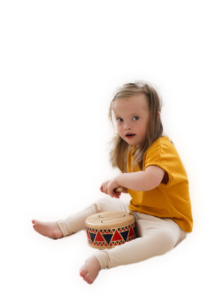 girl with drums